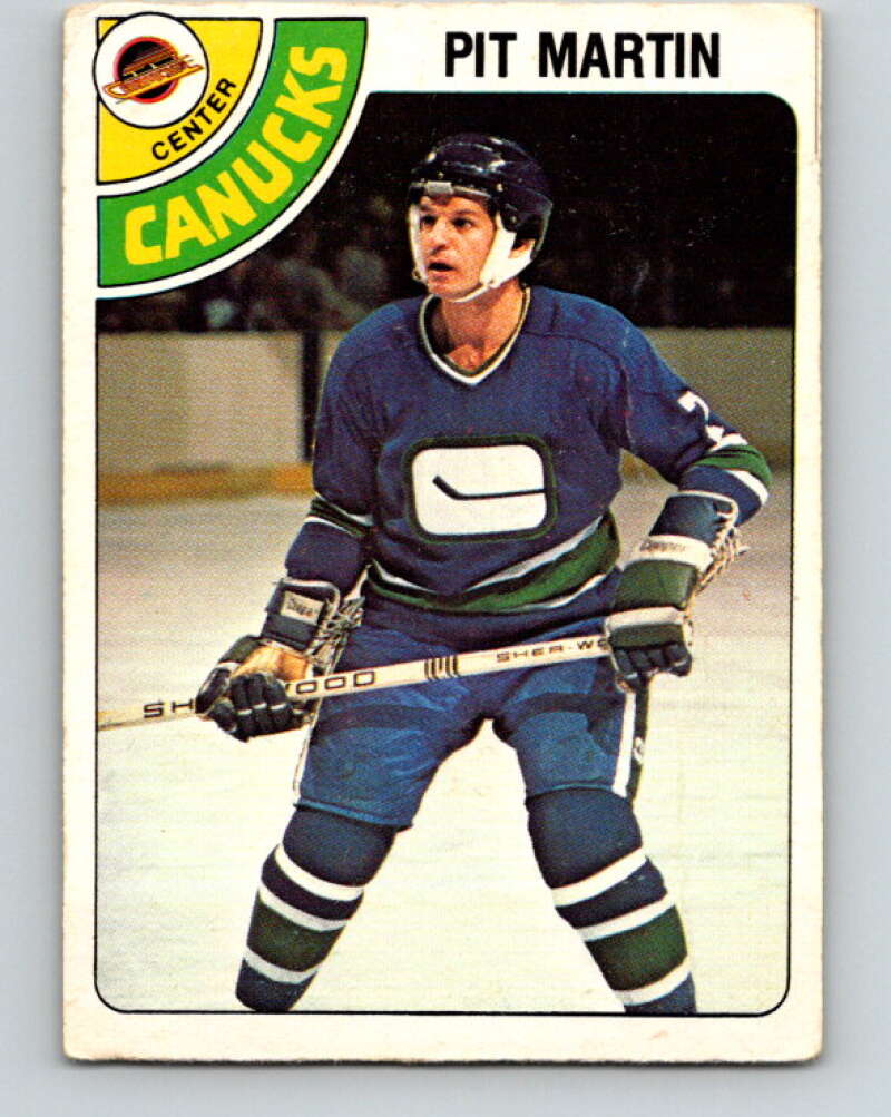 1978-79 O-Pee-Chee #286 Pit Martin  Vancouver Canucks  V24896