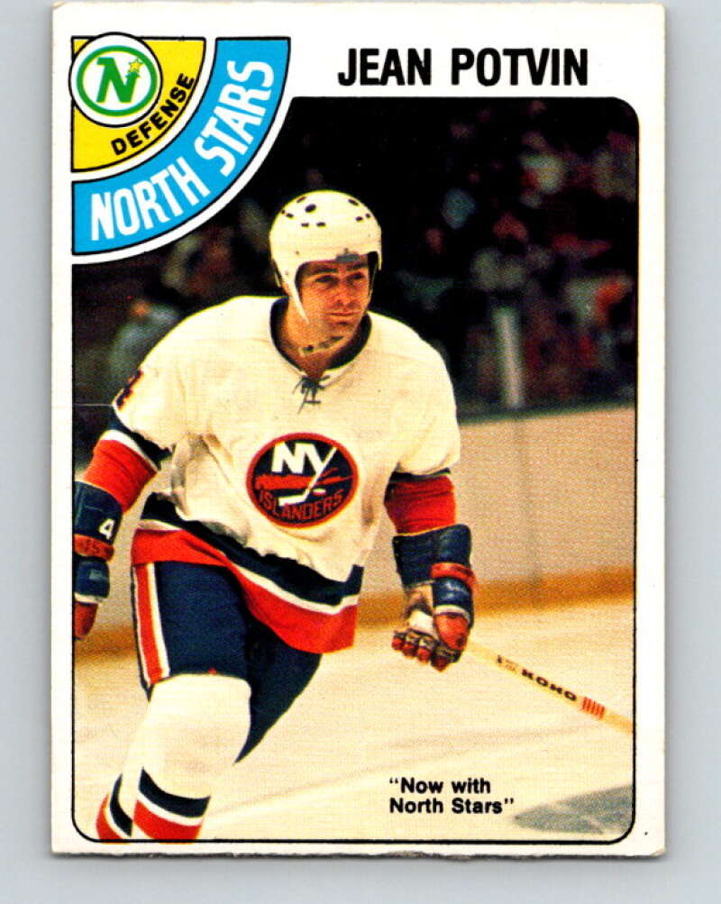 1978-79 O-Pee-Chee #287 Jean Potvin  Minnesota North Stars  V24903