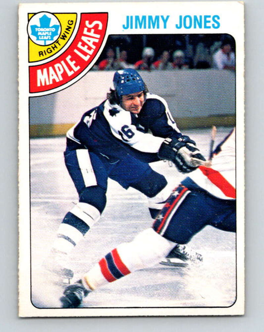 1978-79 O-Pee-Chee #288 Jimmy Jones RC Rookie Maple Leafs  V24923