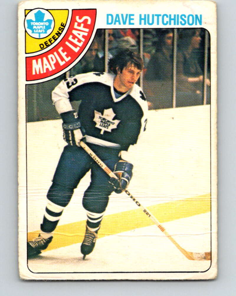 1978-79 O-Pee-Chee #289 Dave Hutchison  Toronto Maple Leafs  V24940