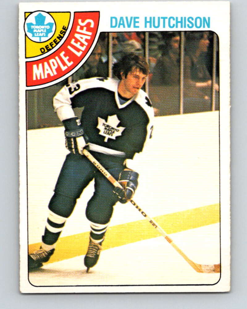 1978-79 O-Pee-Chee #289 Dave Hutchison  Toronto Maple Leafs  V24941