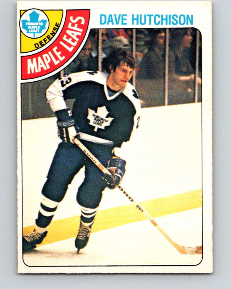 1978-79 O-Pee-Chee #289 Dave Hutchison  Toronto Maple Leafs  V24946