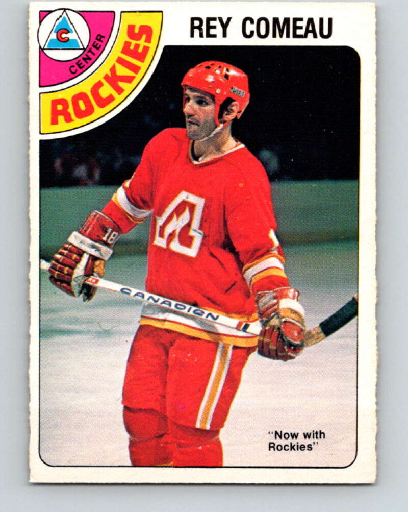 1978-79 O-Pee-Chee #293 Rey Comeau  Colorado Rockies  V24998