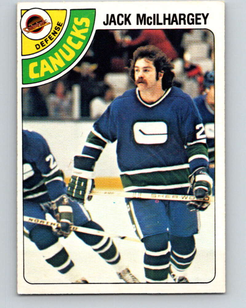 1978-79 O-Pee-Chee #294 Jack McIlhargey RC Rookie Canucks  V25012