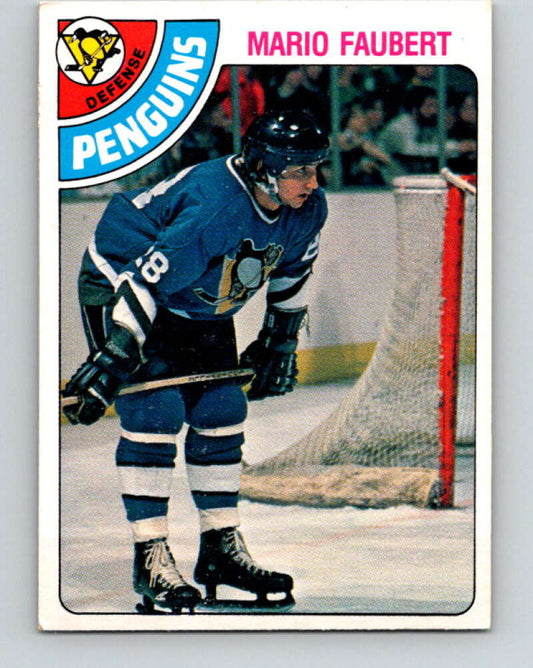 1978-79 O-Pee-Chee #296 Mario Faubert  RC Rookie Penguins  V25035