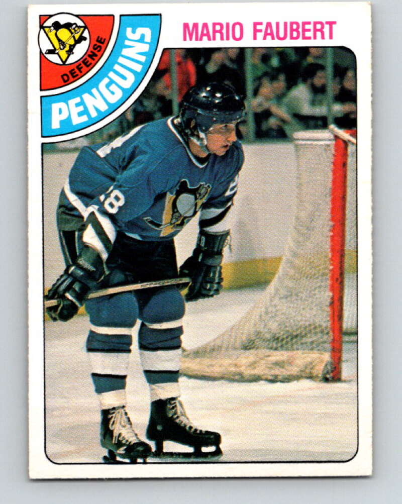 1978-79 O-Pee-Chee #296 Mario Faubert  RC Rookie Penguins  V25036