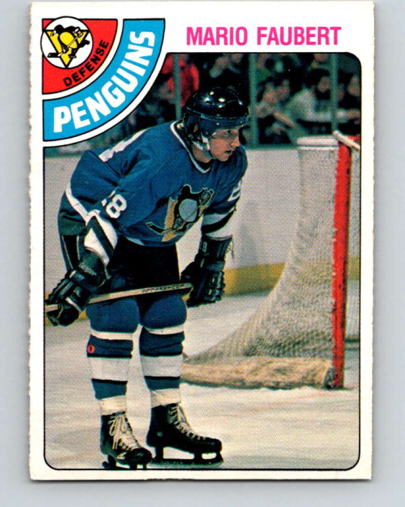 1978-79 O-Pee-Chee #296 Mario Faubert  RC Rookie Penguins  V25037