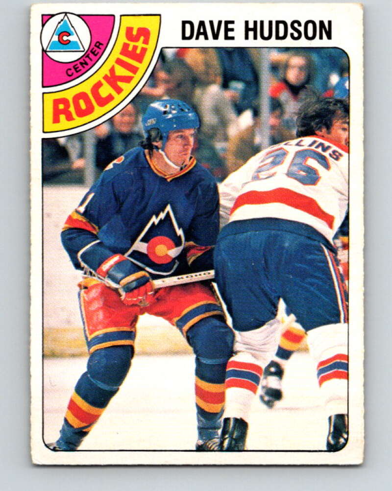 1978-79 O-Pee-Chee #299 Dave Hudson  Colorado Rockies  V25069