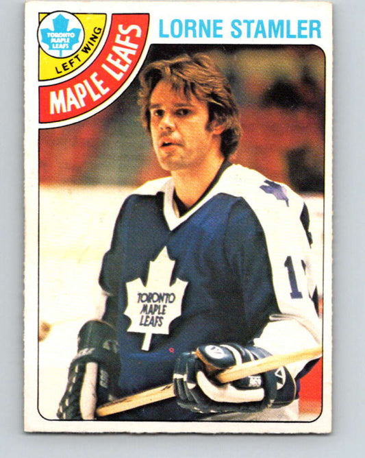 1978-79 O-Pee-Chee #301 Lorne Stamler  RC Rookie Maple Leafs  V25085