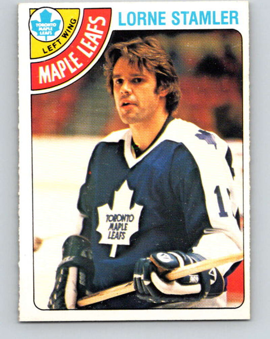 1978-79 O-Pee-Chee #301 Lorne Stamler  RC Rookie Maple Leafs  V25091