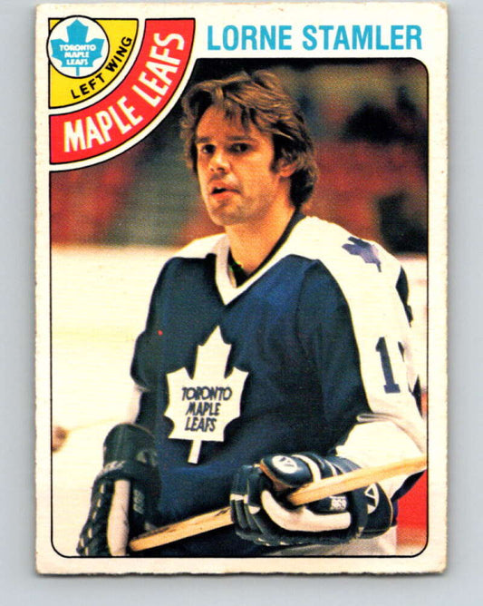 1978-79 O-Pee-Chee #301 Lorne Stamler  RC Rookie Maple Leafs  V25093
