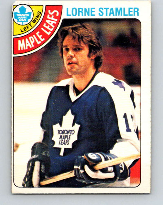 1978-79 O-Pee-Chee #301 Lorne Stamler  RC Rookie Maple Leafs  V25094