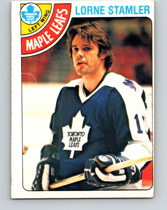 1978-79 O-Pee-Chee #301 Lorne Stamler  RC Rookie Maple Leafs  V25097