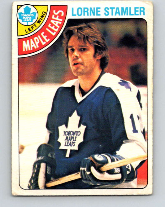 1978-79 O-Pee-Chee #301 Lorne Stamler  RC Rookie Maple Leafs  V25100