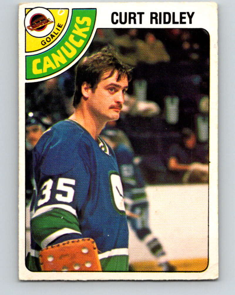 1978-79 O-Pee-Chee #302 Curt Ridley  Vancouver Canucks  V25105