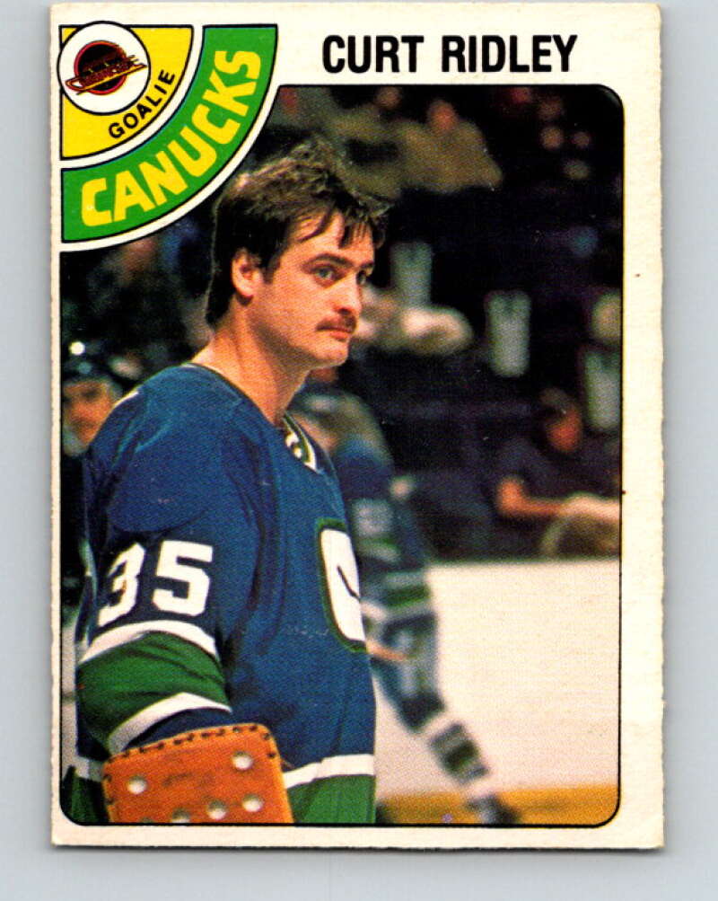 1978-79 O-Pee-Chee #302 Curt Ridley  Vancouver Canucks  V25109