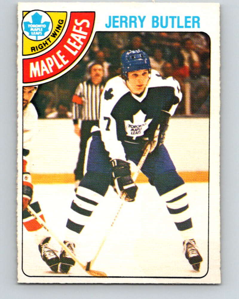 1978-79 O-Pee-Chee #304 Jerry Butler  Toronto Maple Leafs  V25128