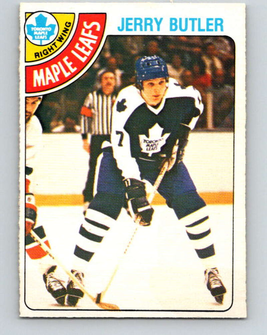 1978-79 O-Pee-Chee #304 Jerry Butler  Toronto Maple Leafs  V25128