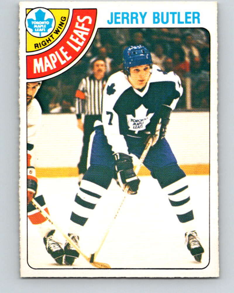 1978-79 O-Pee-Chee #304 Jerry Butler  Toronto Maple Leafs  V25129