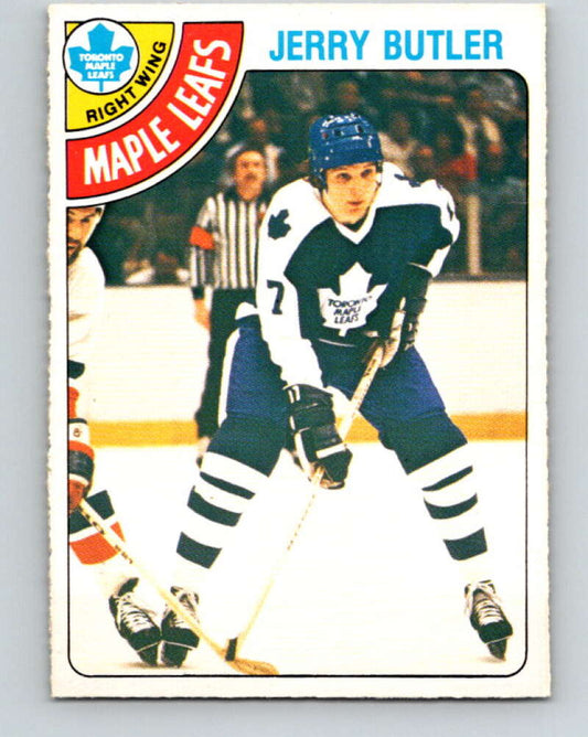 1978-79 O-Pee-Chee #304 Jerry Butler  Toronto Maple Leafs  V25129