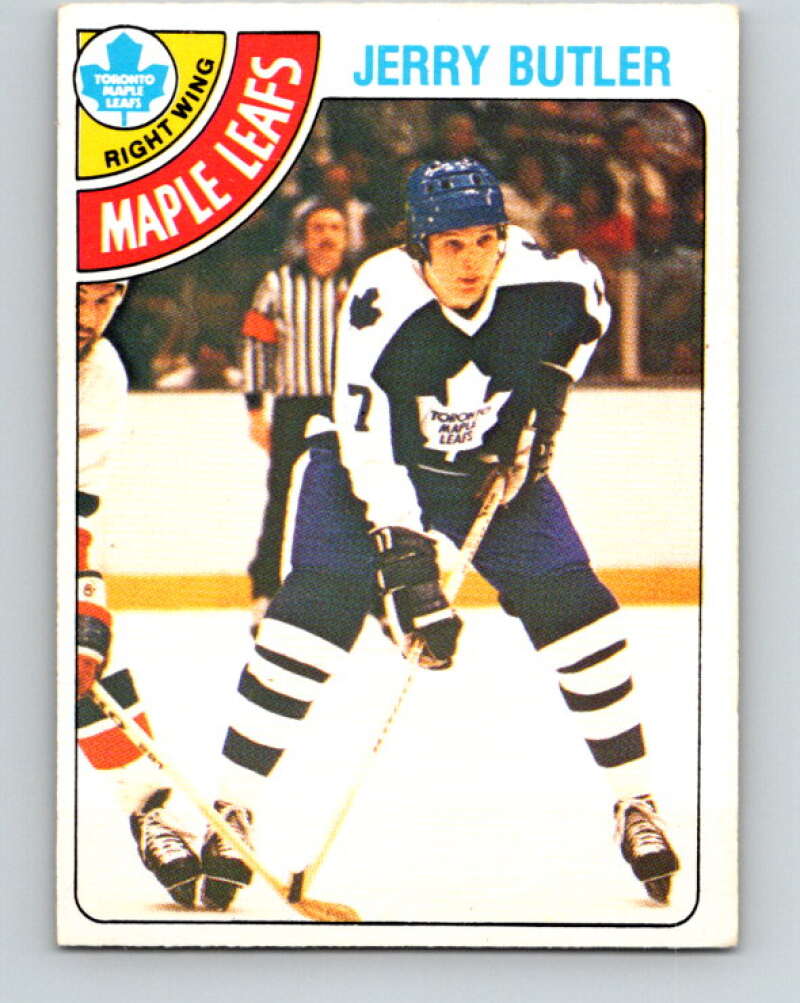 1978-79 O-Pee-Chee #304 Jerry Butler  Toronto Maple Leafs  V25130