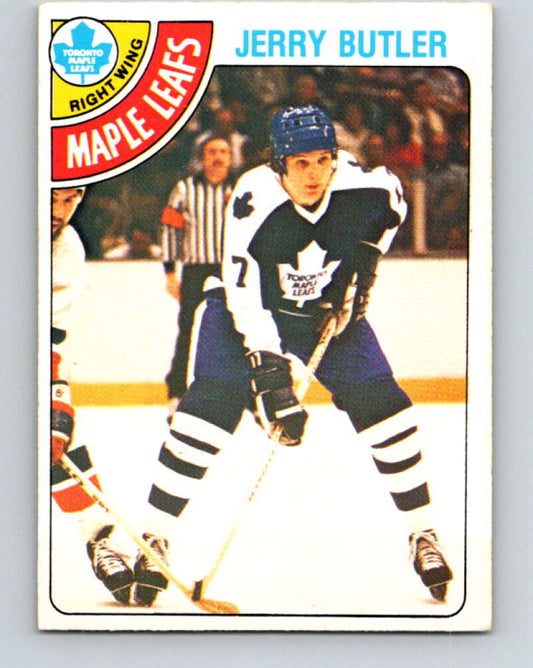 1978-79 O-Pee-Chee #304 Jerry Butler  Toronto Maple Leafs  V25130