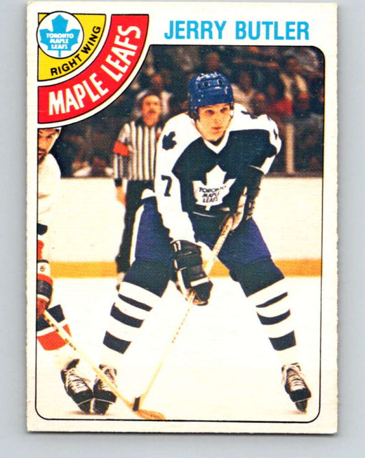 1978-79 O-Pee-Chee #304 Jerry Butler  Toronto Maple Leafs  V25132