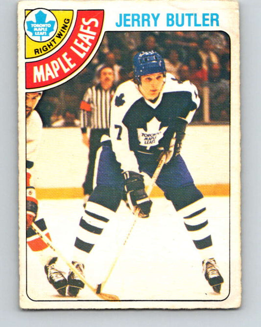 1978-79 O-Pee-Chee #304 Jerry Butler  Toronto Maple Leafs  V25134