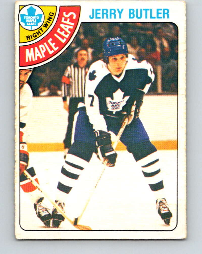 1978-79 O-Pee-Chee #304 Jerry Butler  Toronto Maple Leafs  V25136