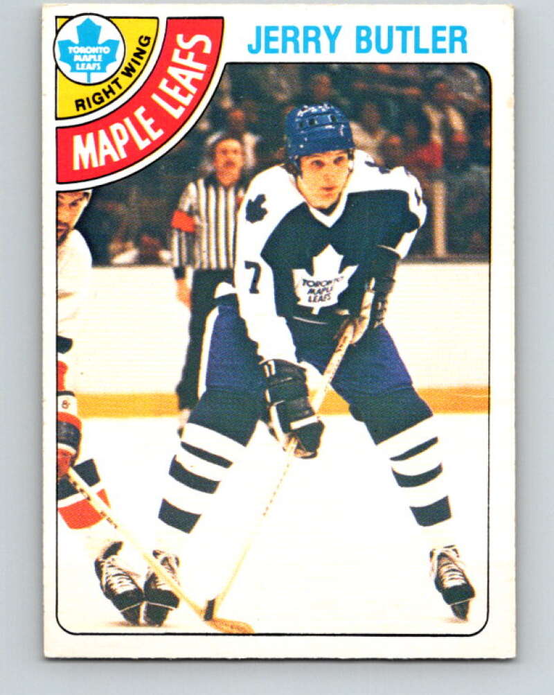 1978-79 O-Pee-Chee #304 Jerry Butler  Toronto Maple Leafs  V25137