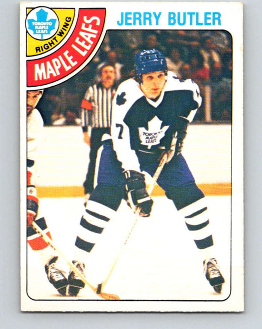 1978-79 O-Pee-Chee #304 Jerry Butler  Toronto Maple Leafs  V25137
