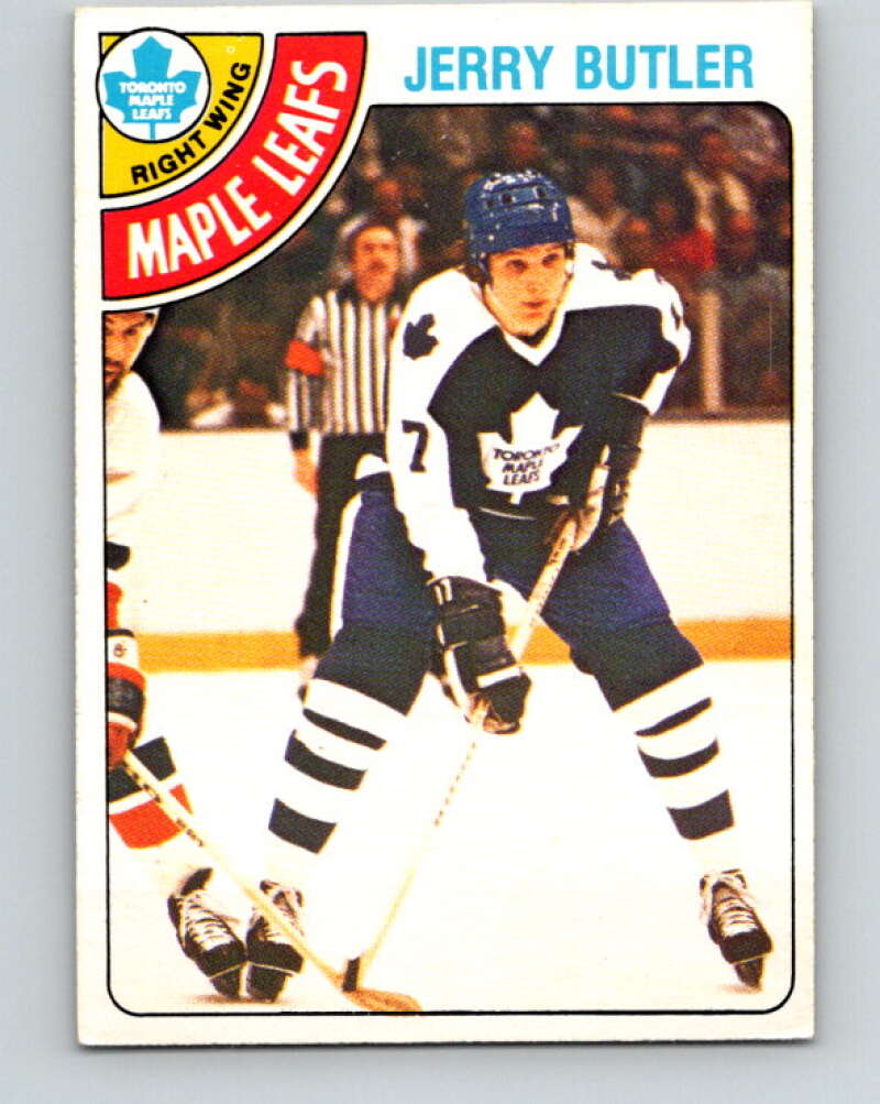 1978-79 O-Pee-Chee #304 Jerry Butler  Toronto Maple Leafs  V25139