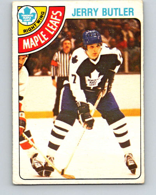 1978-79 O-Pee-Chee #304 Jerry Butler  Toronto Maple Leafs  V25140