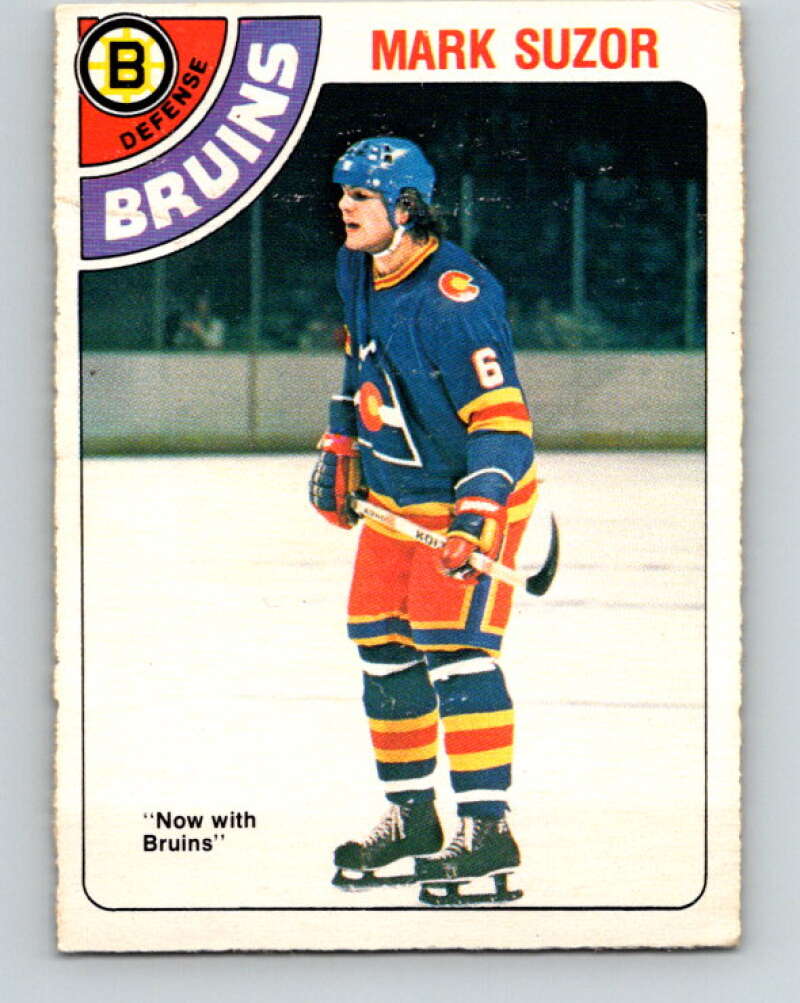 1978-79 O-Pee-Chee #307 Mark Suzor RC Rookie Bruins  V25193
