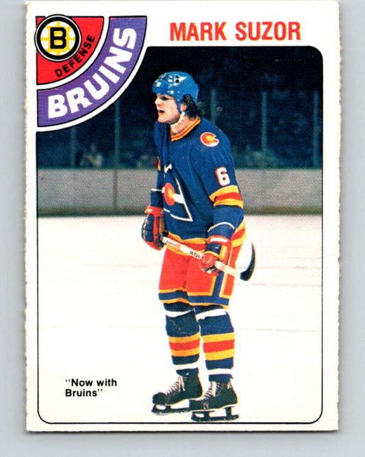 1978-79 O-Pee-Chee #307 Mark Suzor RC Rookie Bruins  V25197