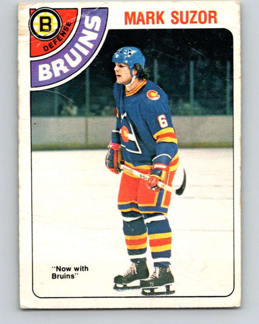 1978-79 O-Pee-Chee #307 Mark Suzor RC Rookie Bruins  V25200