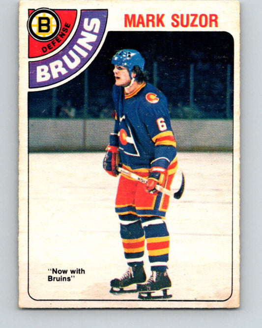 1978-79 O-Pee-Chee #307 Mark Suzor RC Rookie Bruins  V25201