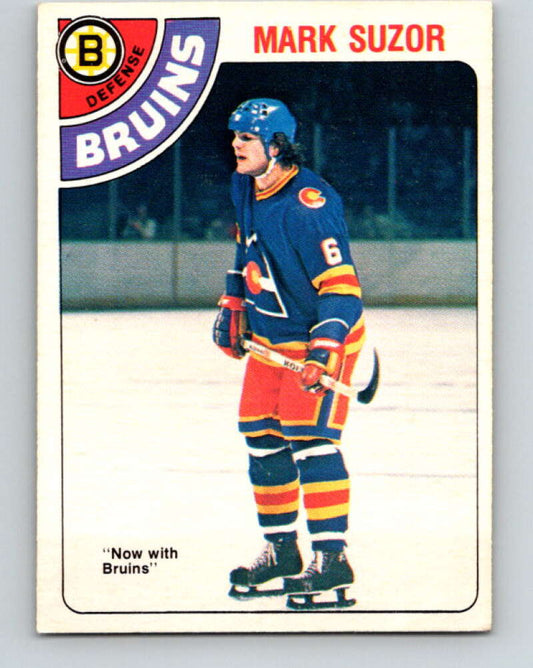 1978-79 O-Pee-Chee #307 Mark Suzor RC Rookie Bruins  V25205