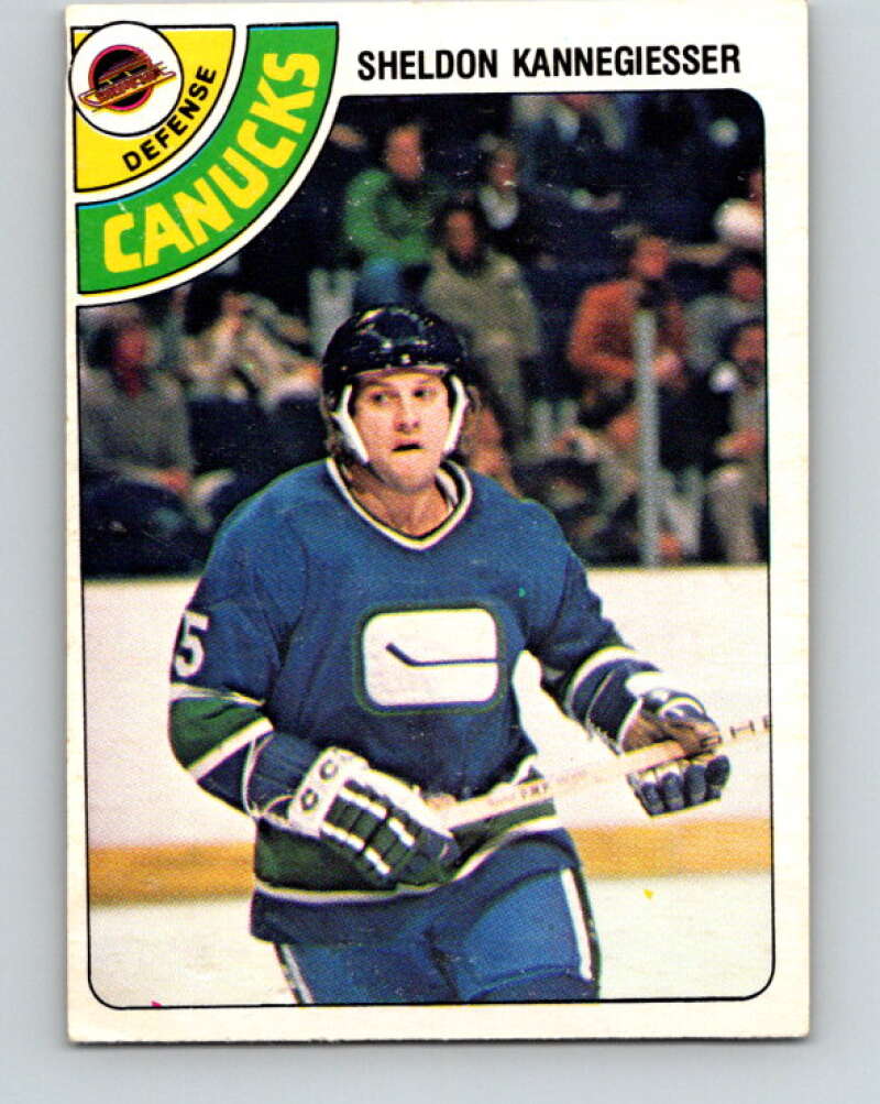 1978-79 O-Pee-Chee #310 Sheldon Kannegiesser Canucks  V25220