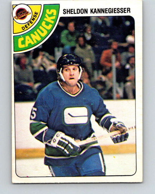 1978-79 O-Pee-Chee #310 Sheldon Kannegiesser Canucks  V25220