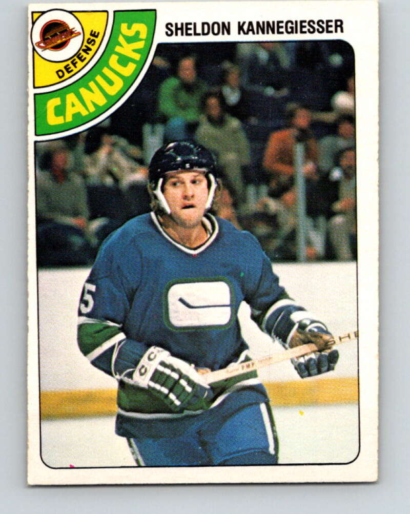 1978-79 O-Pee-Chee #310 Sheldon Kannegiesser Canucks  V25221