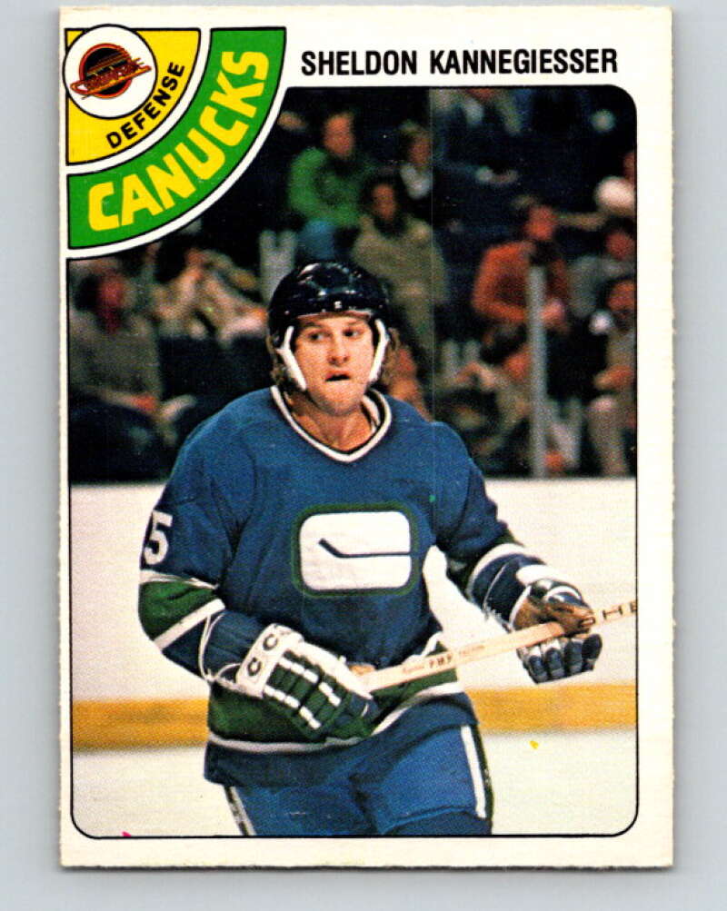 1978-79 O-Pee-Chee #310 Sheldon Kannegiesser Canucks  V25224