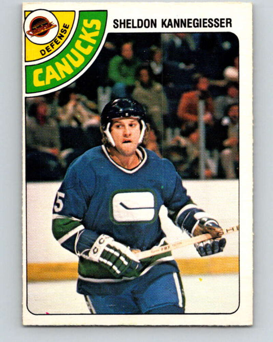 1978-79 O-Pee-Chee #310 Sheldon Kannegiesser Canucks  V25224