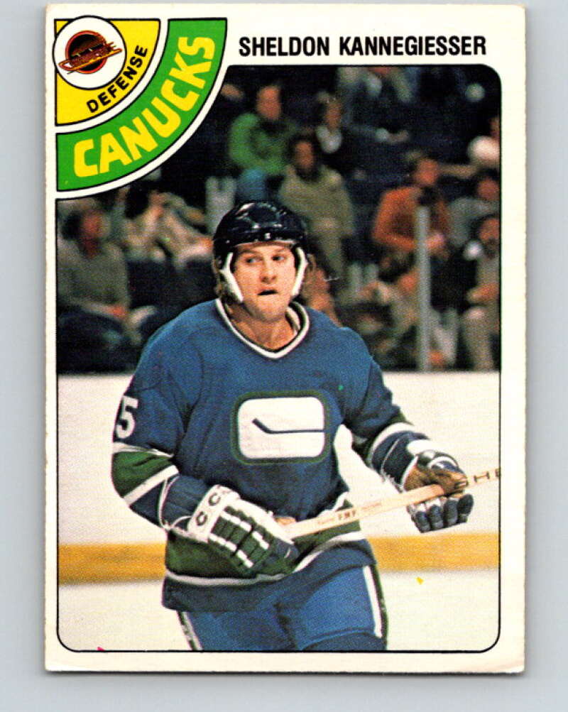 1978-79 O-Pee-Chee #310 Sheldon Kannegiesser Canucks  V25227