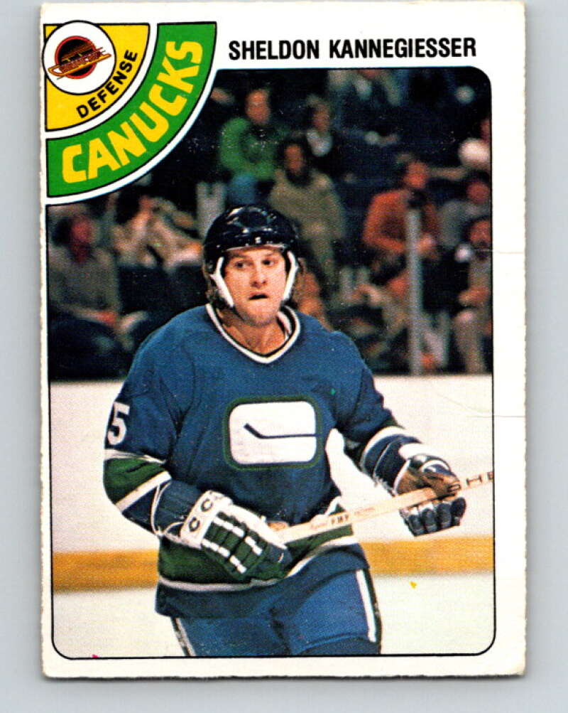 1978-79 O-Pee-Chee #310 Sheldon Kannegiesser Canucks  V25228