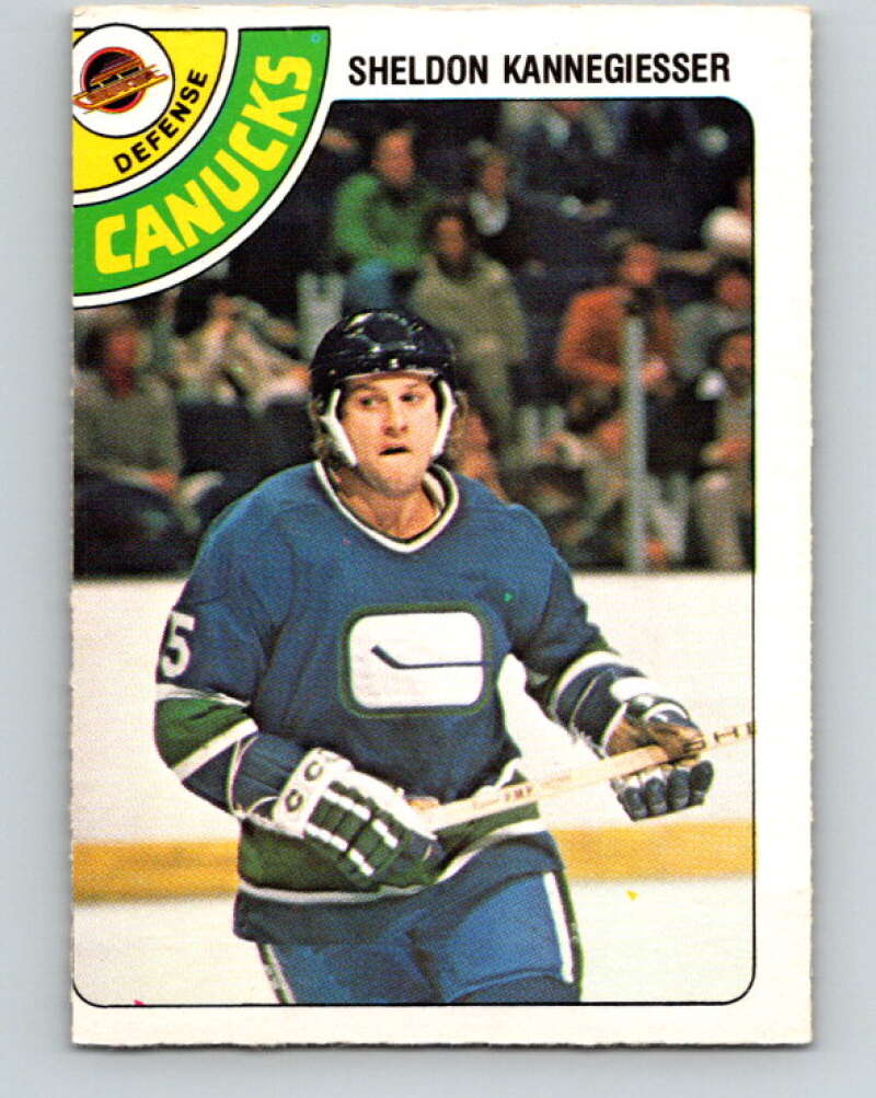 1978-79 O-Pee-Chee #310 Sheldon Kannegiesser Canucks  V25229