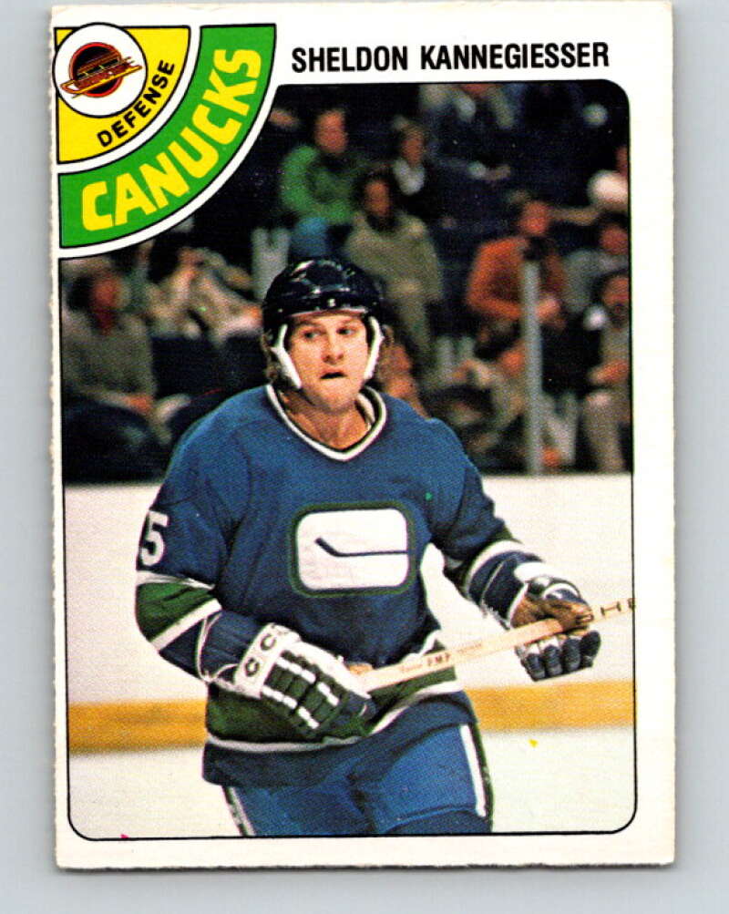 1978-79 O-Pee-Chee #310 Sheldon Kannegiesser Canucks  V25231