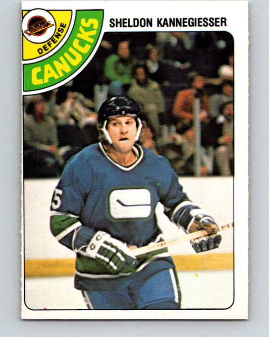 1978-79 O-Pee-Chee #310 Sheldon Kannegiesser Canucks  V25235