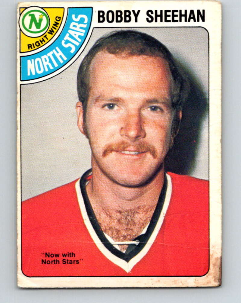 1978-79 O-Pee-Chee #311 Bobby Sheehan  Minnesota North Stars  V25242