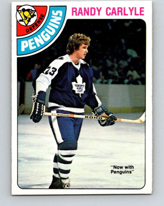 1978-79 O-Pee-Chee #312 Randy Carlyle RC Rookie Penguins  V25261